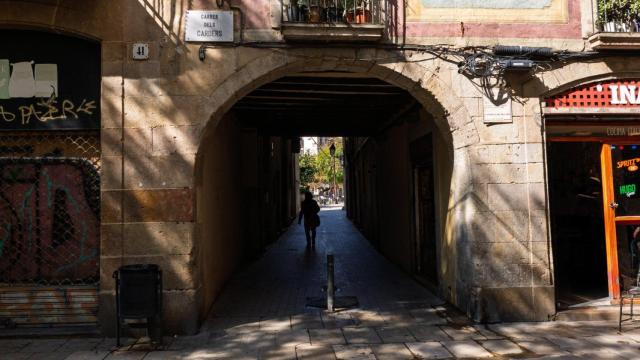La calle Gremi dels Calderers de Barcelona