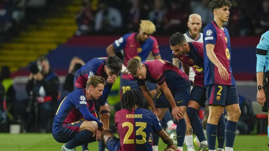 Lesión de Koundé contra el Inter