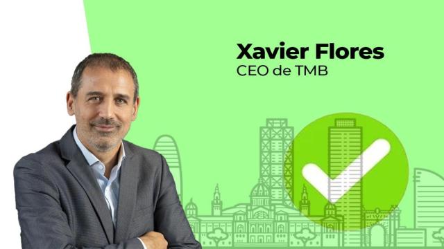 Fotomontaje de Xavier Flores, CEO de TMB