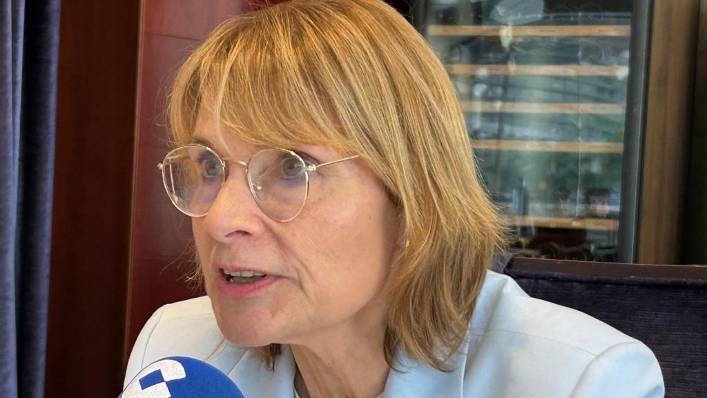 La presidenta de la Diputación de Barcelona, Lluïsa Moret, en la entrevista con la Cope