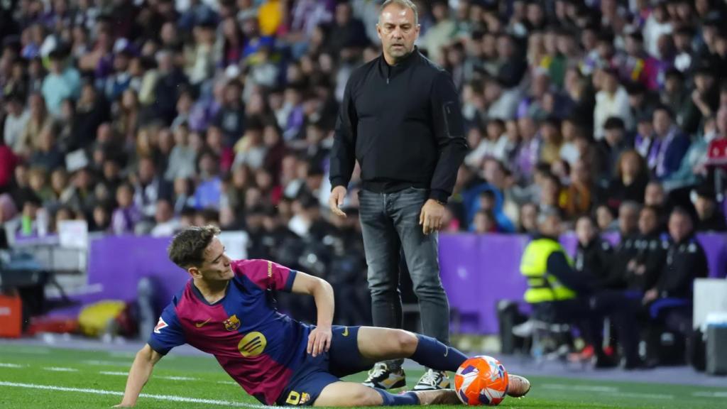 Hansi Flick, en Valladolid