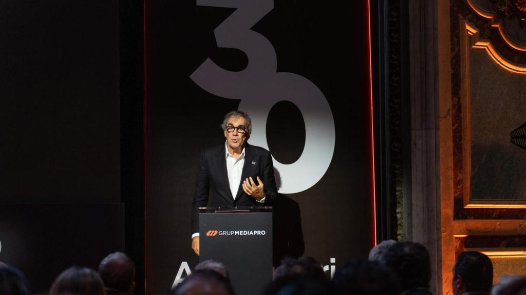 Tatxo Benet, presidente y CEO de Mediapro, durante un evento
