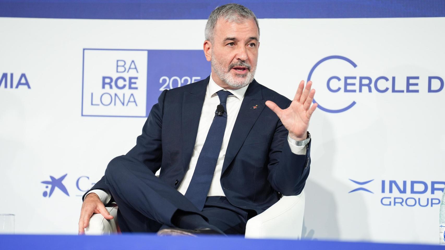 Jaume Collboni, en su intervención en el Círculo de Economía