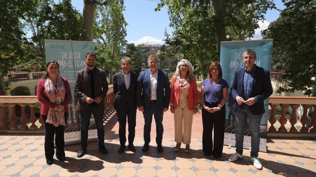 Eva Miñaro, Claudio Carmona, Humberto López, Lourdes Borrell, Maribel Aguilera y Àlex Medrano