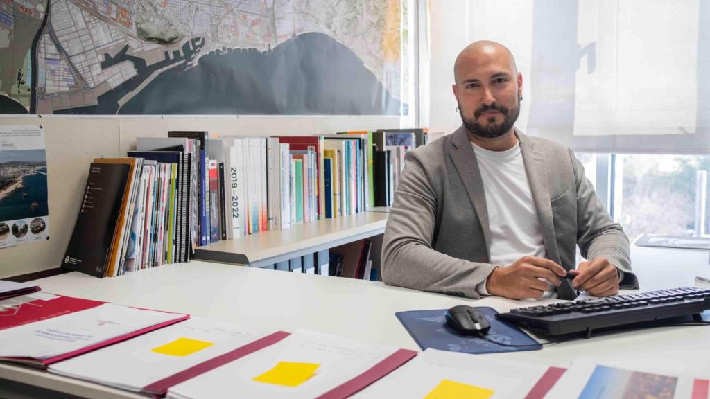 José Antonio Gras, el concejal de Sant Adrià, durante su entrevista con Metrópoli