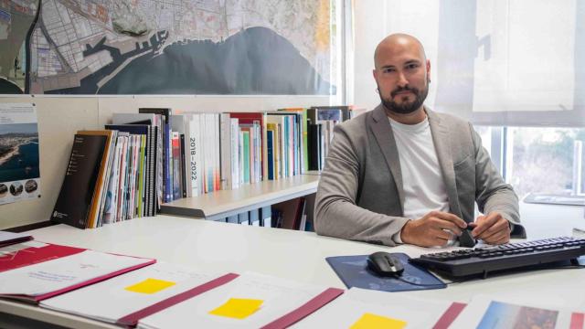 José Antonio Gras, el concejal de Sant Adrià, durante su entrevista con Metrópoli