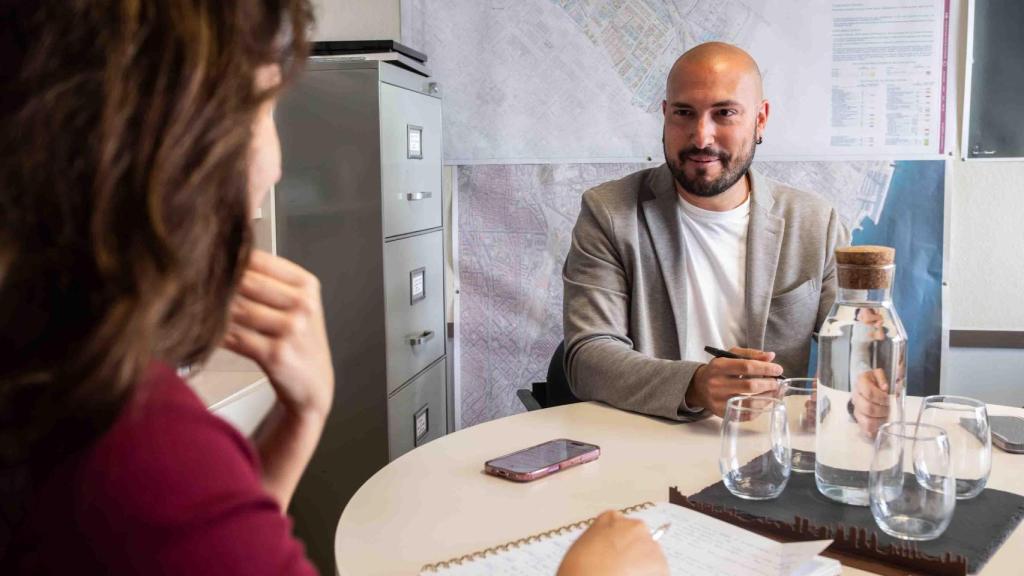 José Antonio Gras durant l'entrevista amb Metròpoli