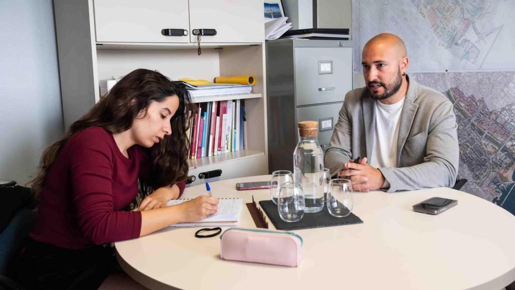 José Antonio Gras durant l'entrevista amb Metròpoli