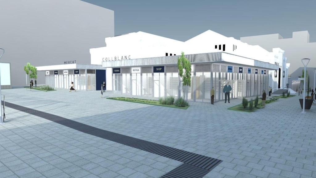 Render del proyecto de reformar del Mercado de Collblanc