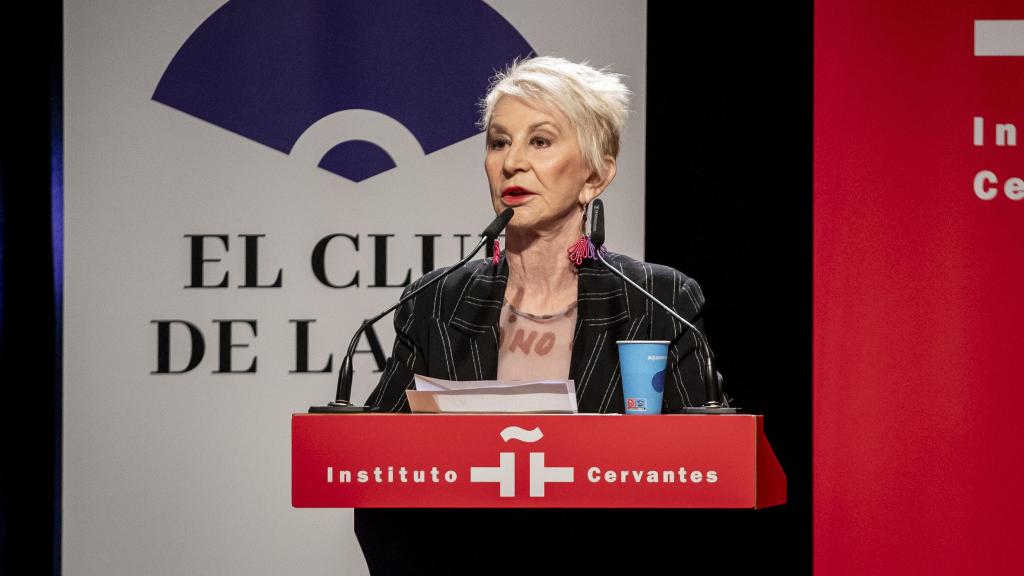 Karmele Marchante en los Premios Club de las 25