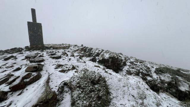La nieve cubre el Montseny en plena primavera en Barcelona