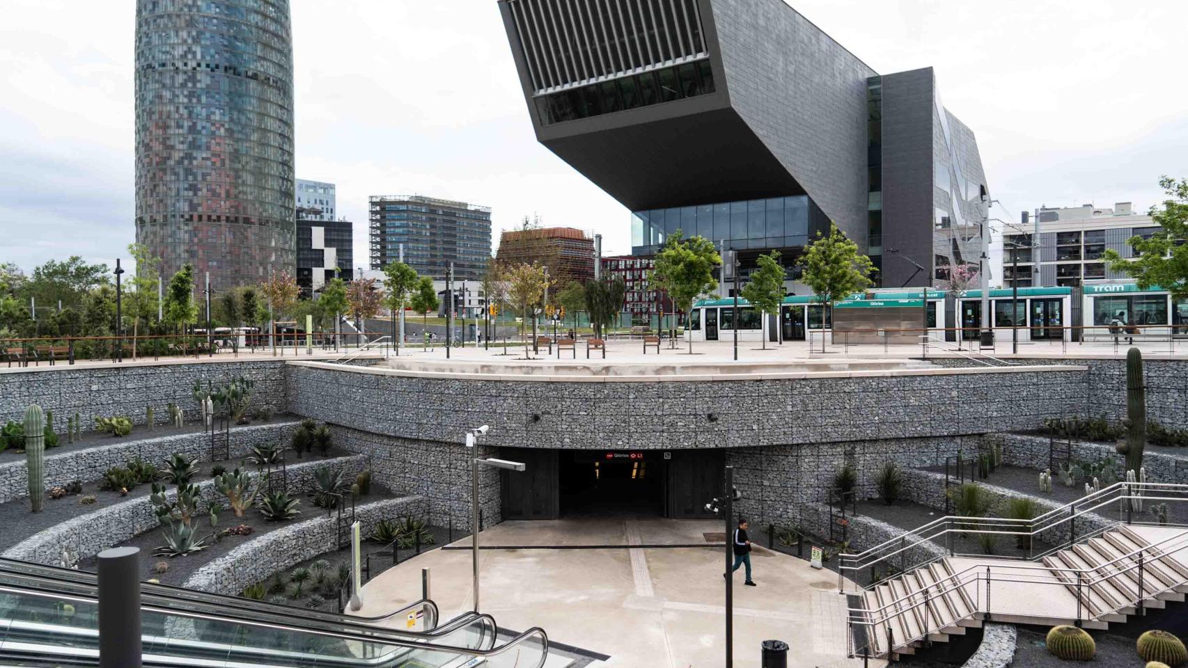 Plaza de les Glòries en una imagen de archivo