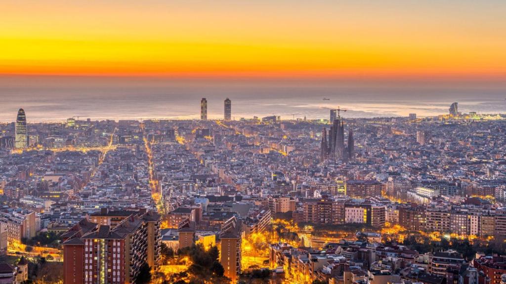Atardecer en Barcelona