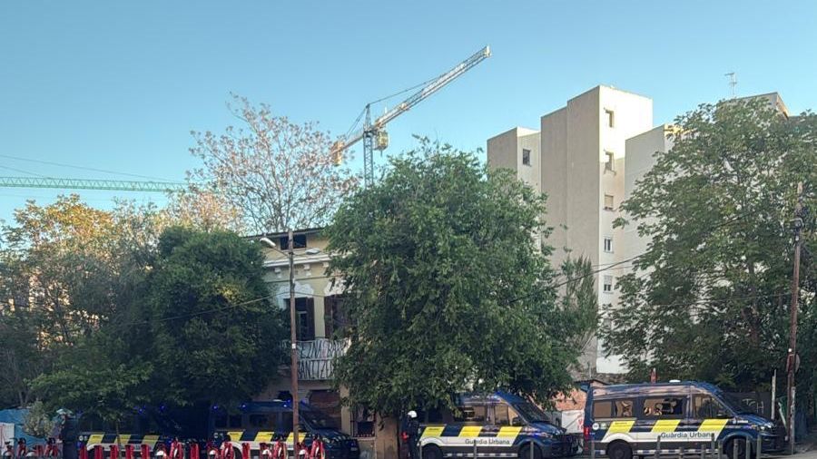 Desallotjament de l'assentament de Vallcarca