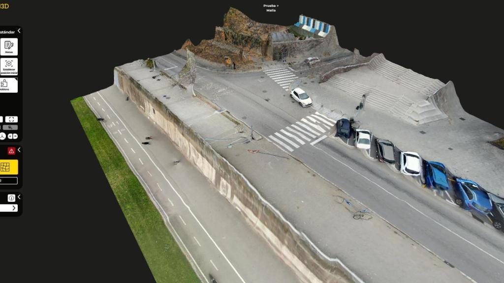 Un exemple d'un atestat policial reconstruït a partir d'Eye Cloud, a Santa Coloma