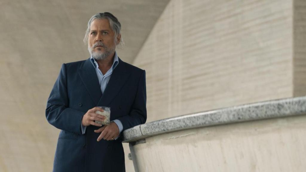 Johnny Depp en un rodaje