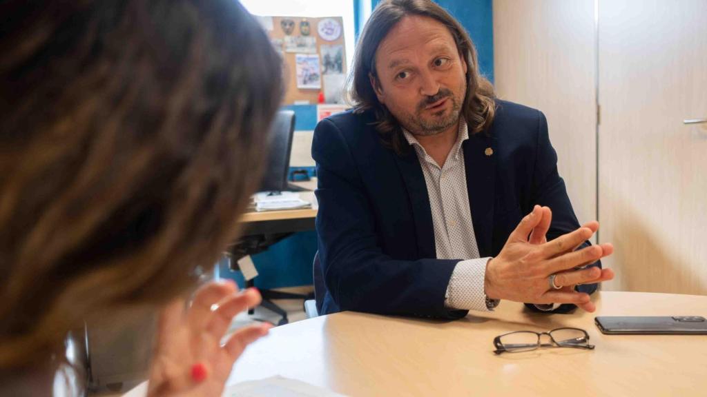 Salva Tovar durant la entrevista amb Metròpoli