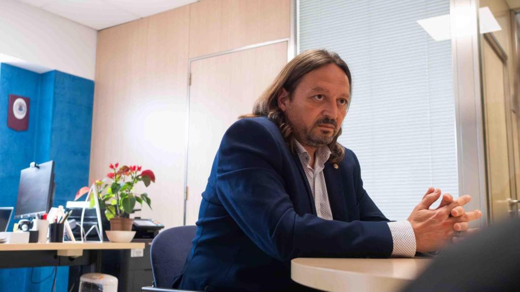 Salva Tovar durant la entrevista amb Metròpoli