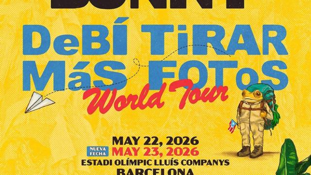 Anuncio de la segunda fecha en Barcelona de la gira de Bad Bunny
