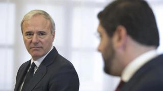 Jorge Azcón, presidente de Aragón, en una comparecencia pública