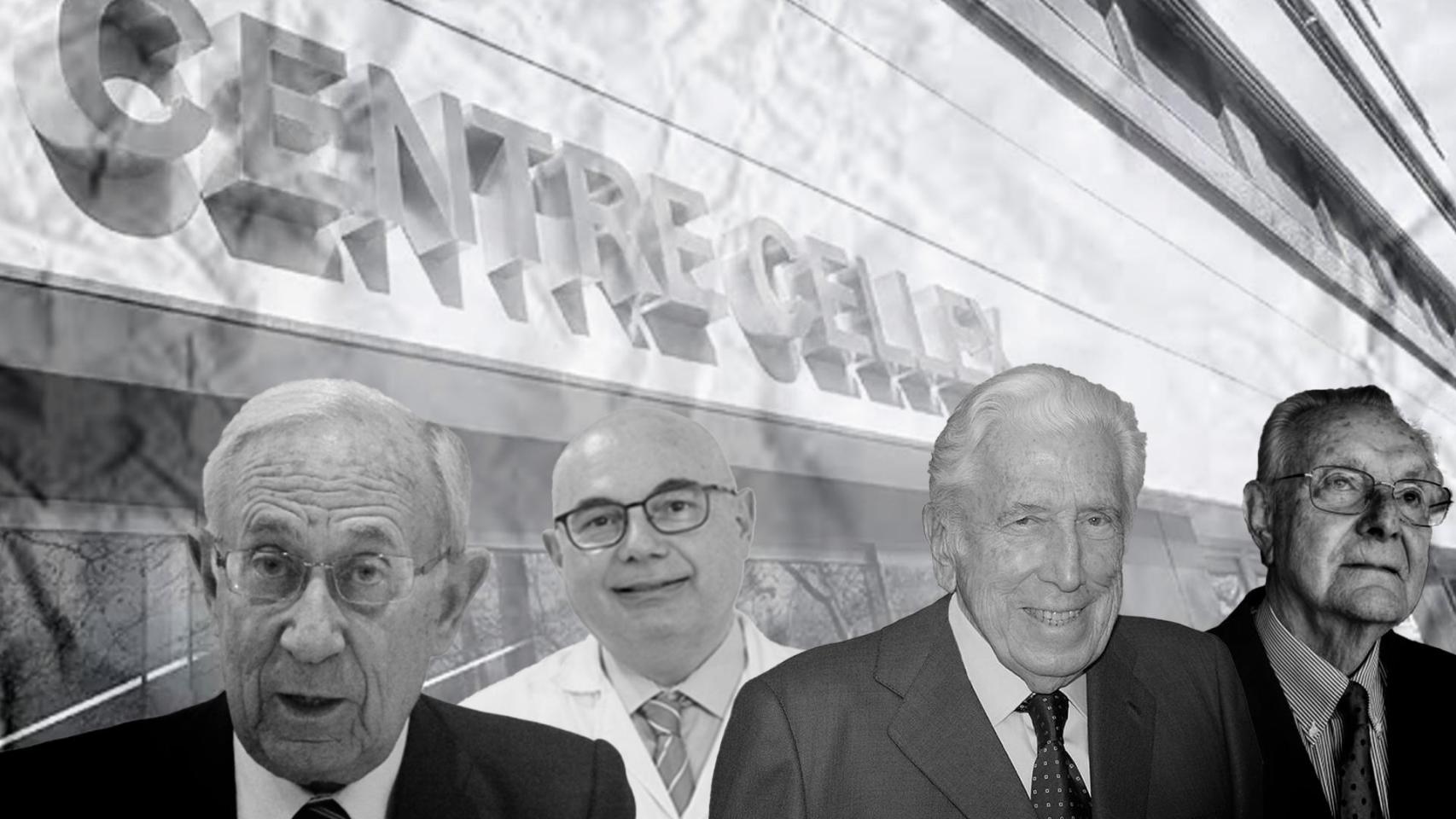 De izquierda a derecha: Jordi Segarra, Josep Tabernero, Pere Mir y Àngel Surroca