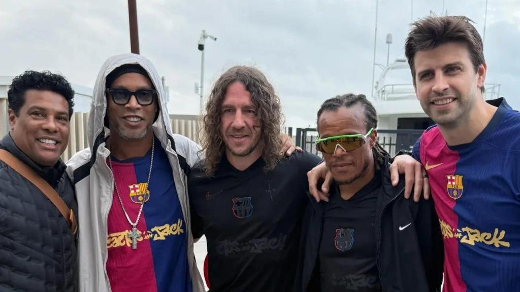 Gerard Piqué y Carles Puyol acuden al concierto de Travis Scott en Barcelona