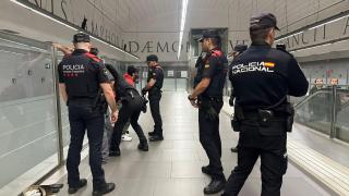 Mossos d'Esquadra durante la operación Kanpai 2