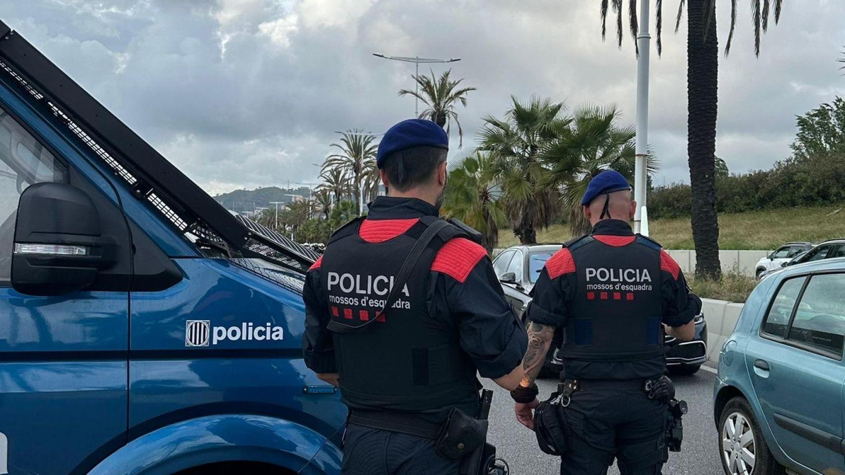 Mossos d'Esquadra durante la operación Kanpai 2