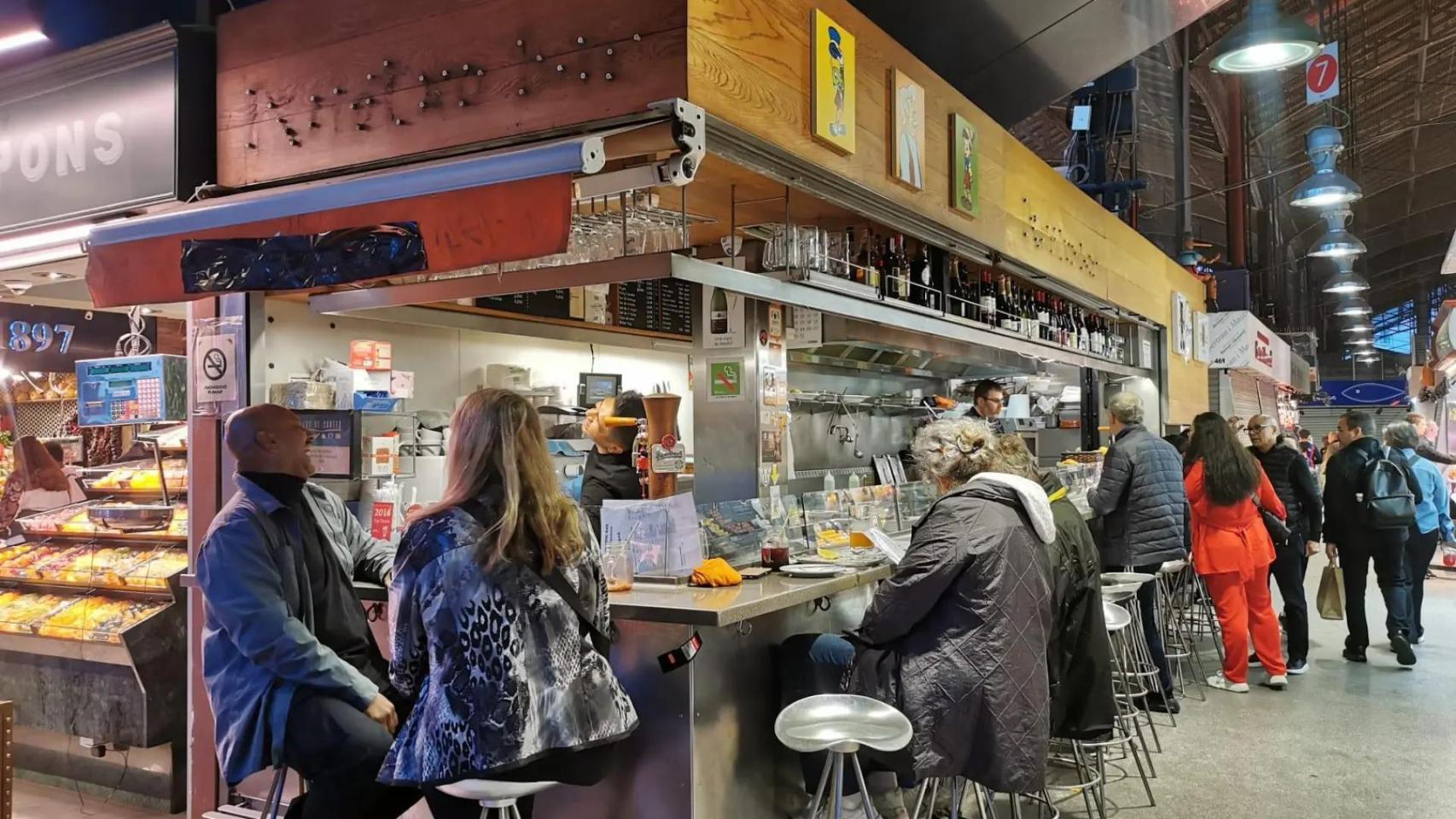 El nuevo Pinotxo de La Boquería, ahora llamado Mitic Bar, del empresario Mardochee