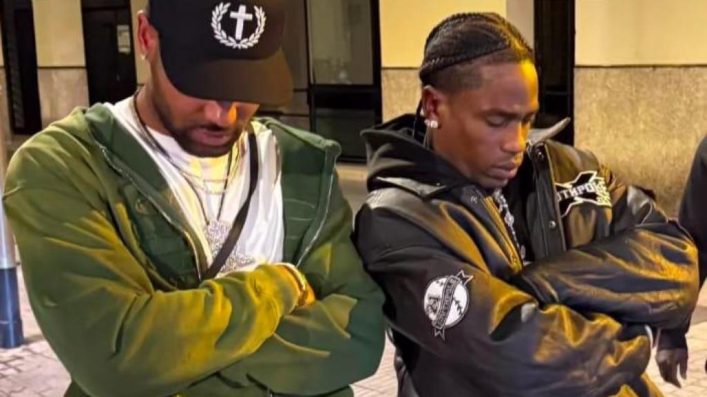 Travis Scott en una de las imágenes compartidas en Instagram