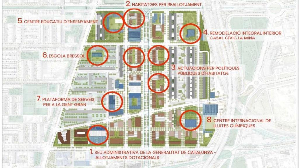 Plan de transformación del barrio de La Mina