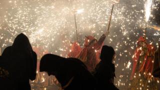 Imagen de archivo de las Fiestas de Sant Boi