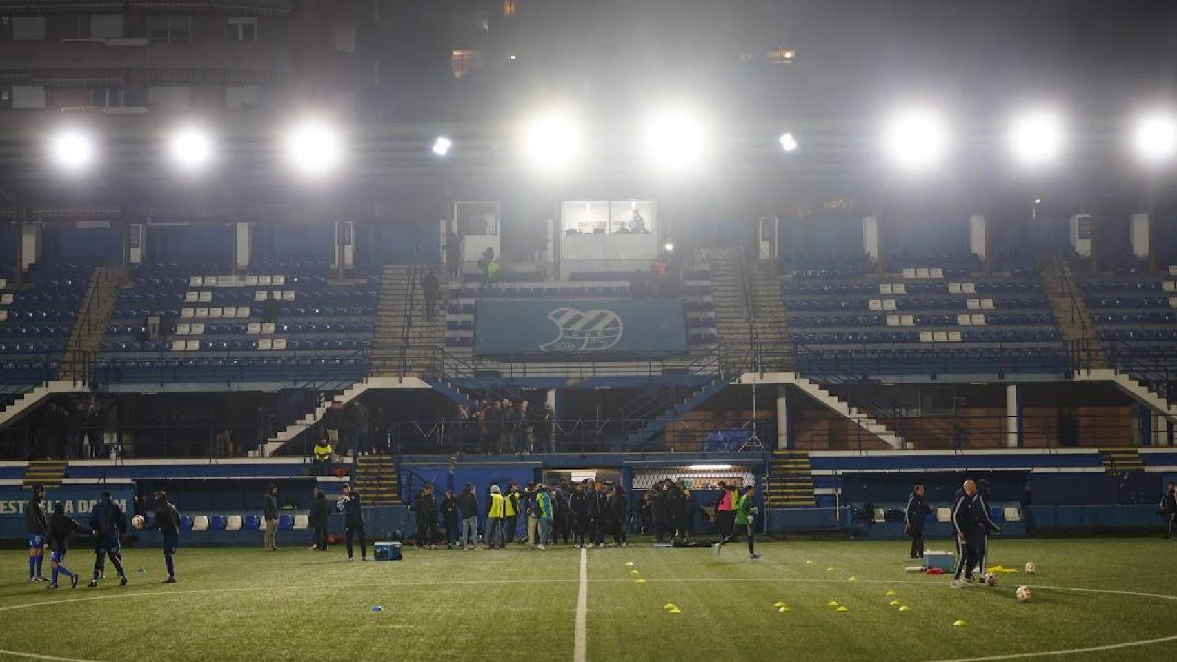 El estadio del Nou Sardenya del CE Europa