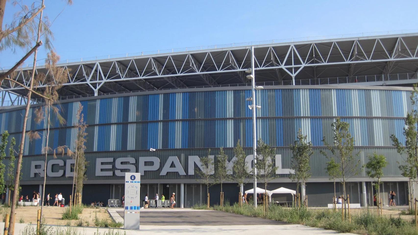 Exterior del estadio del RCD Espanyol