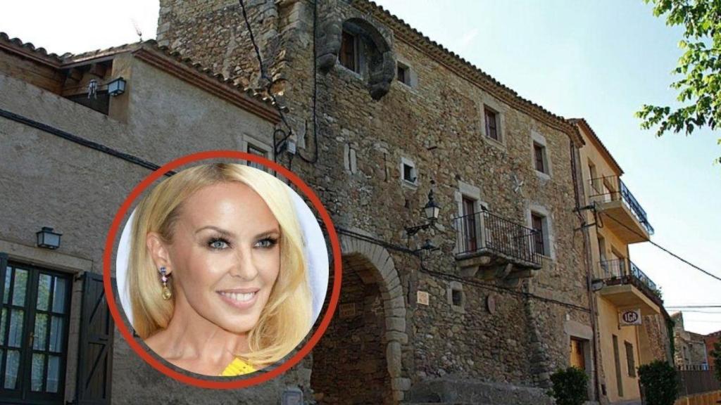 Fotomontaje Kylie Minogue y Castillo de Torrent