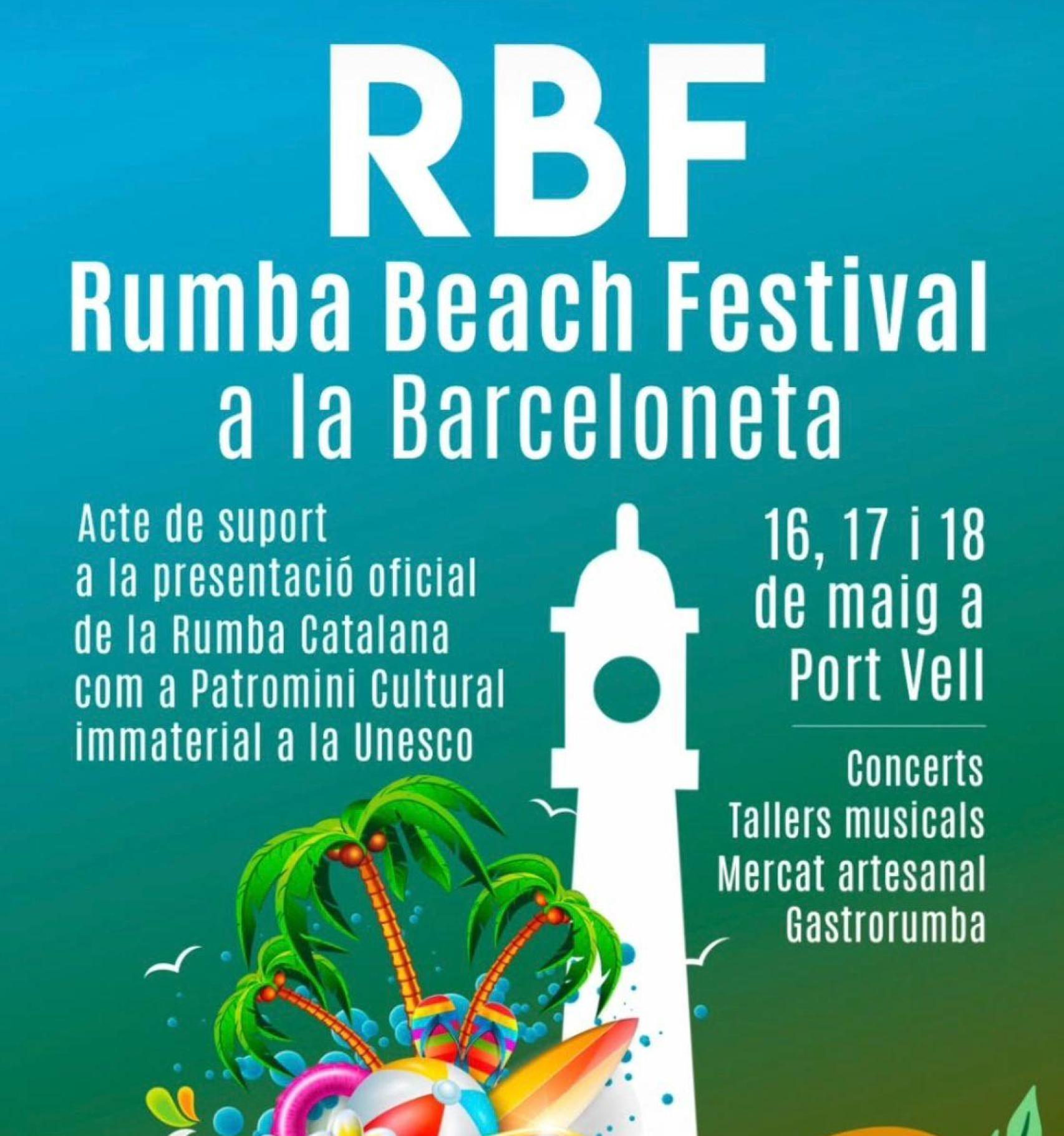 Cartell oficial del Rumba Beach Festival