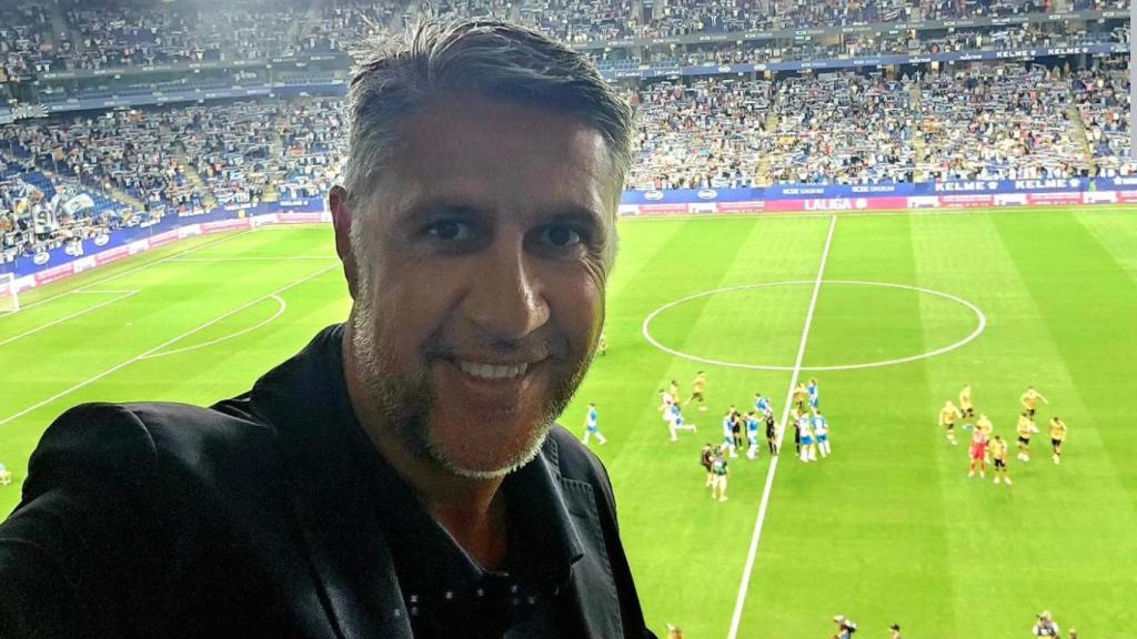 Xavier García Albiol en un partido del RCD Espanyol en agosto de 2024