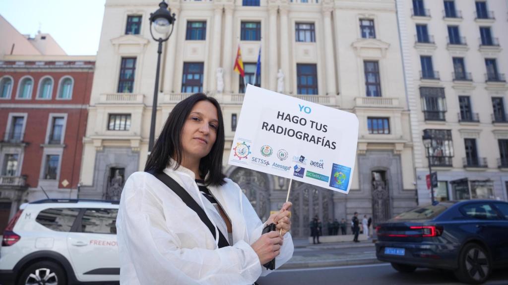 Manifestació de tècnics superiors sanitaris
