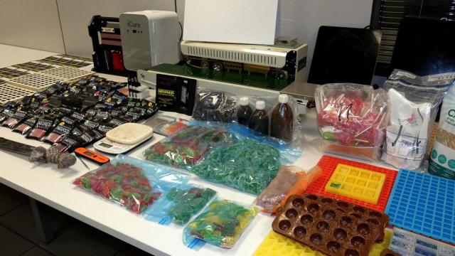 Golosinas con marihuana