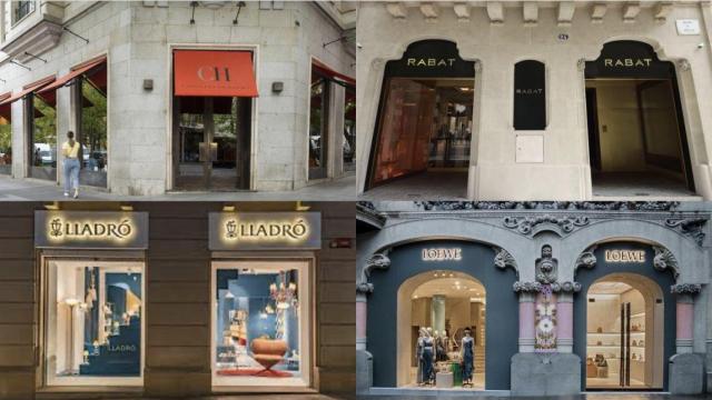 Imagen de tiendas de lujo en Barcelona