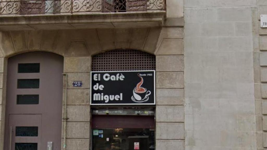 Fachada exterior del bar Cafe Miguel