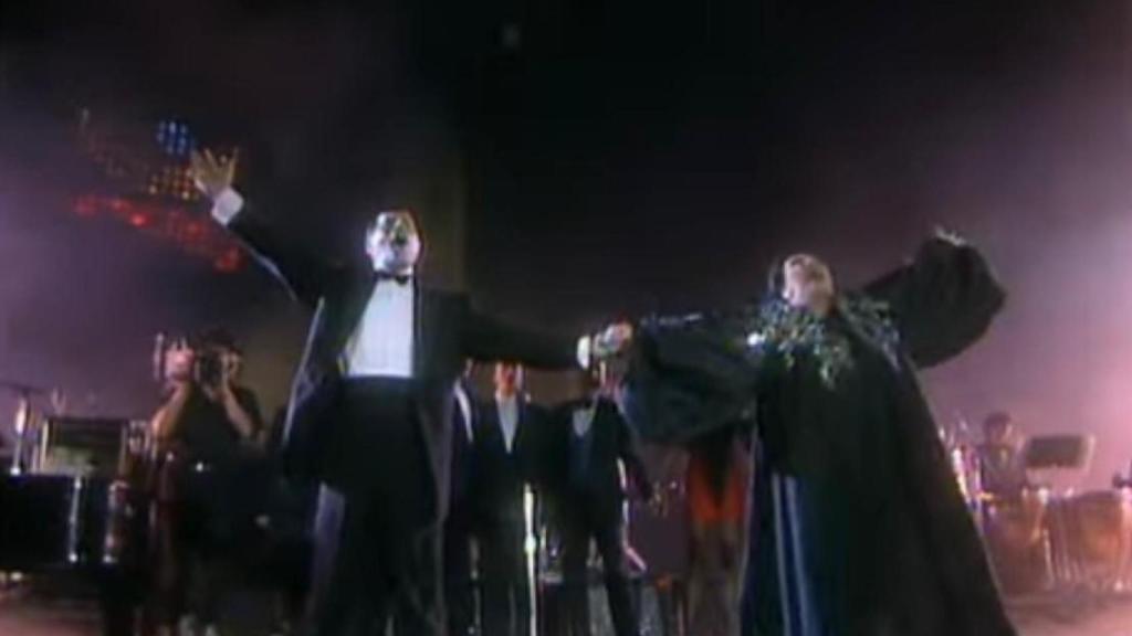 Actuació de Caballé i Mercury a Montjuïc