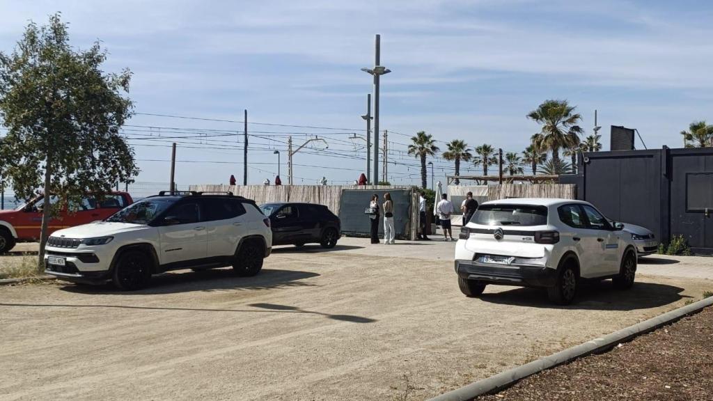 Desalojo del bar Santa Lola de Badalona
