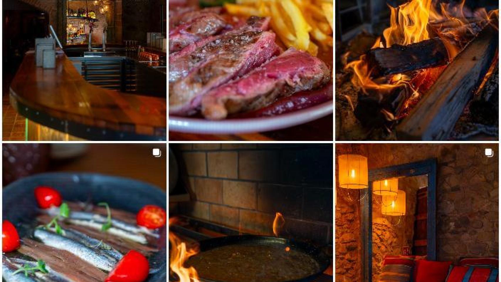 Captura del perfil de Instagram del restaurante Llenya