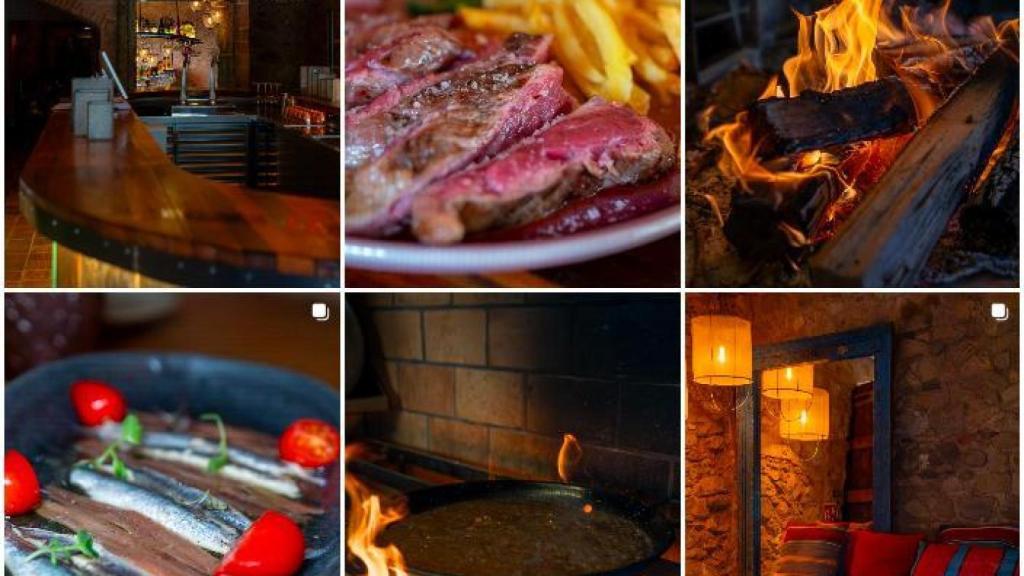 Captura del perfil de Instagram del restaurante Llenya