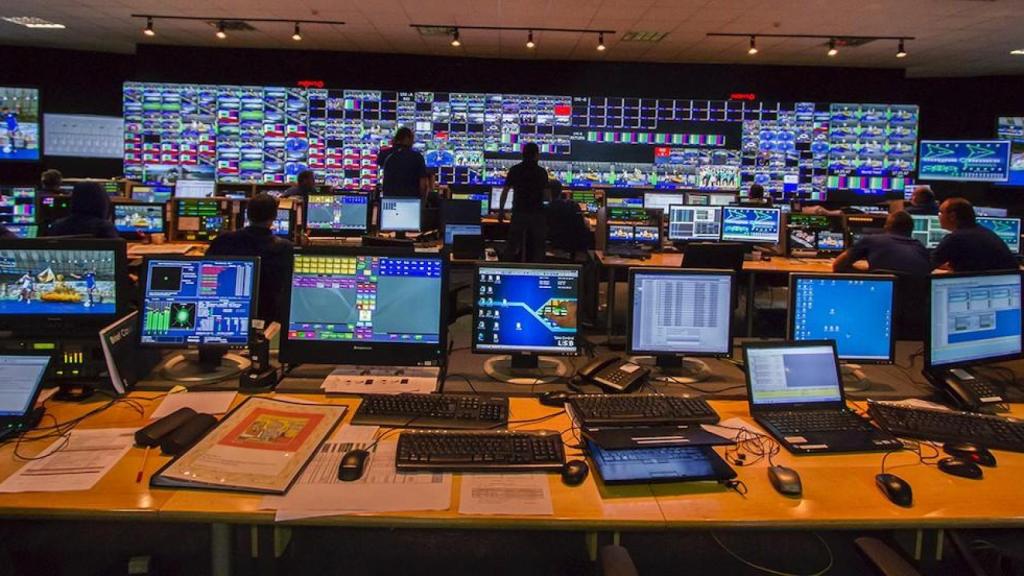 Sala de realización televisiva de HBS