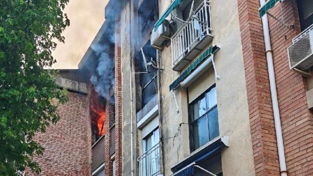 Quema una vivienda en Sabadell