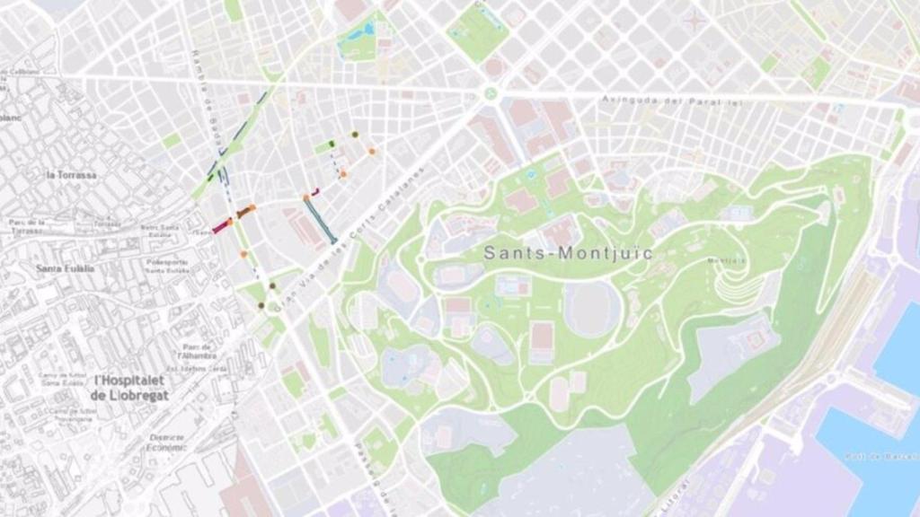 El barrio de la Bordeta en Barcelona mejorará su espacio público con 30 actuaciones