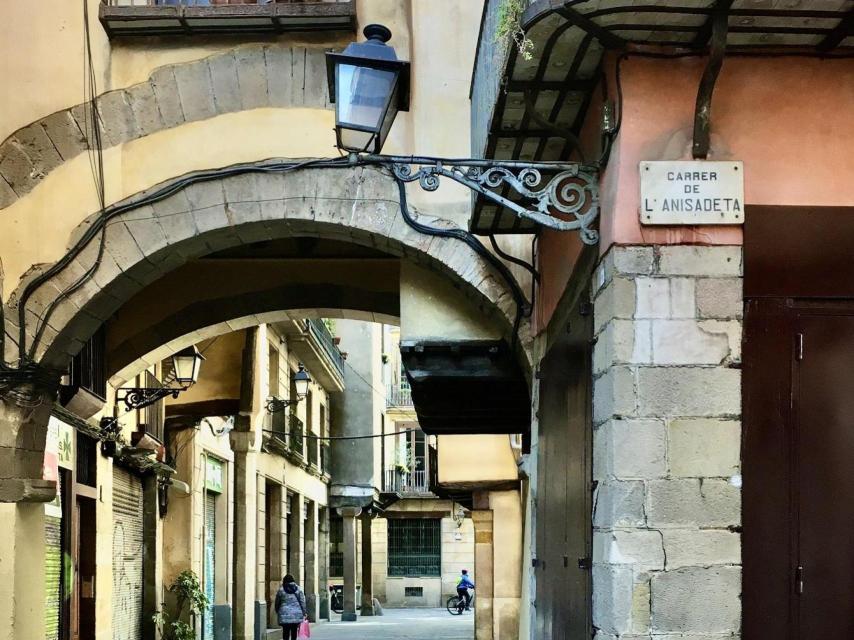 Calle de l'Anisadeta en Barcelona