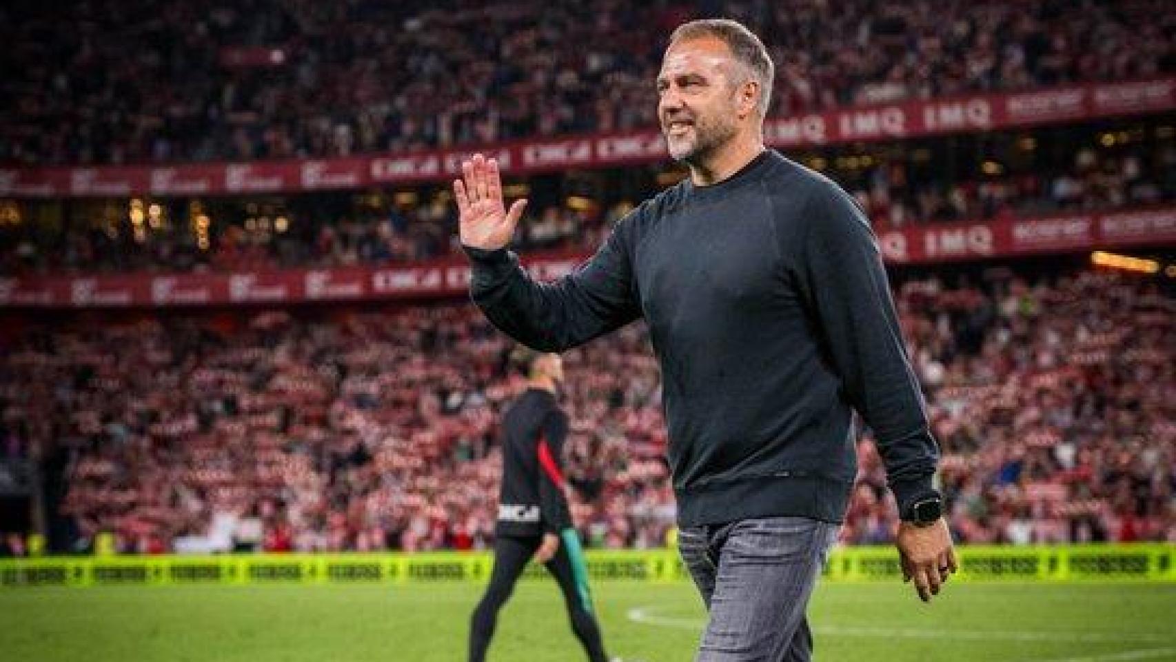 Flick, satisfecho, en Bilbao